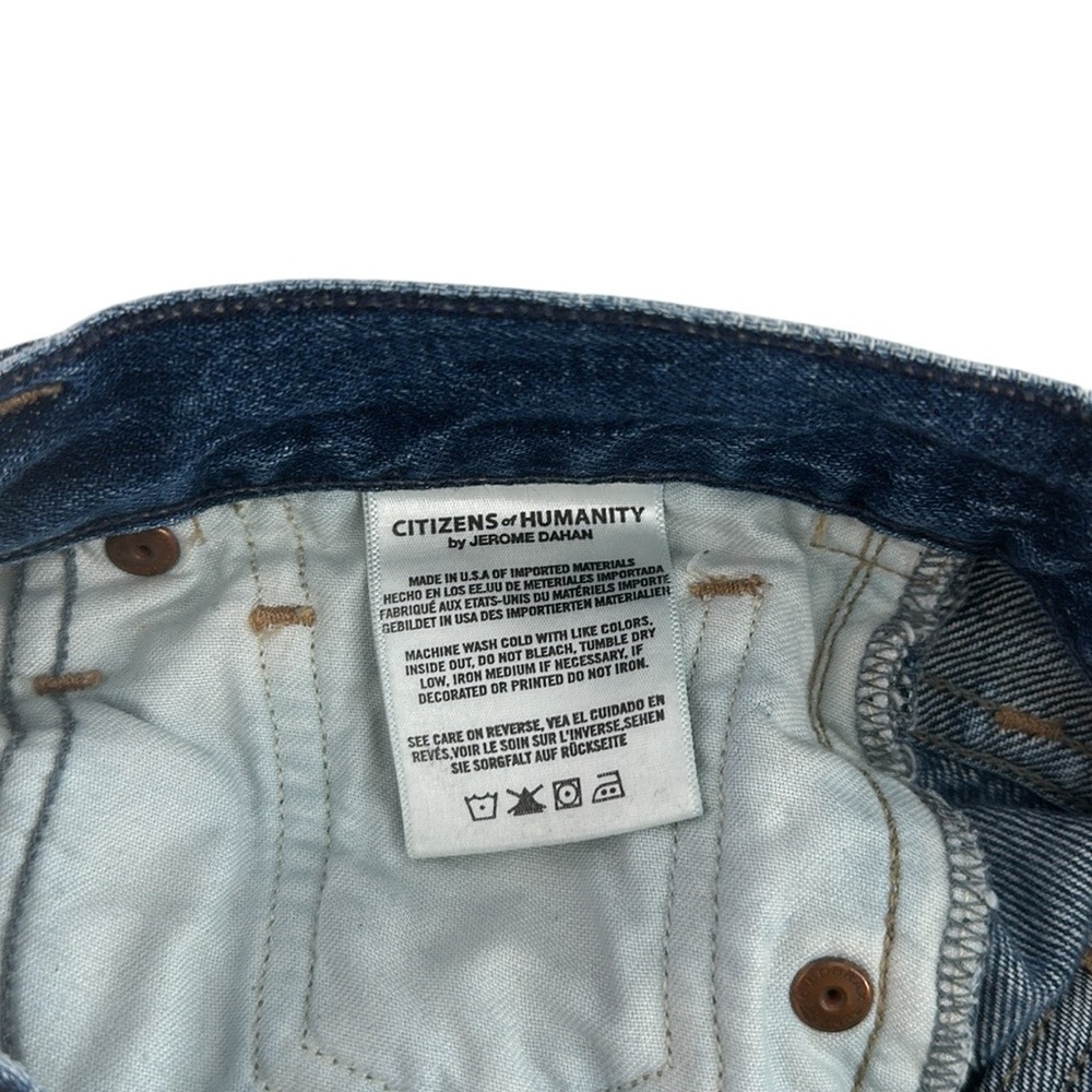 Citizens of Humanity Liya High Rise Classic Fit Crop Jeans premium vintage sz 24 - Picture 13 of 14